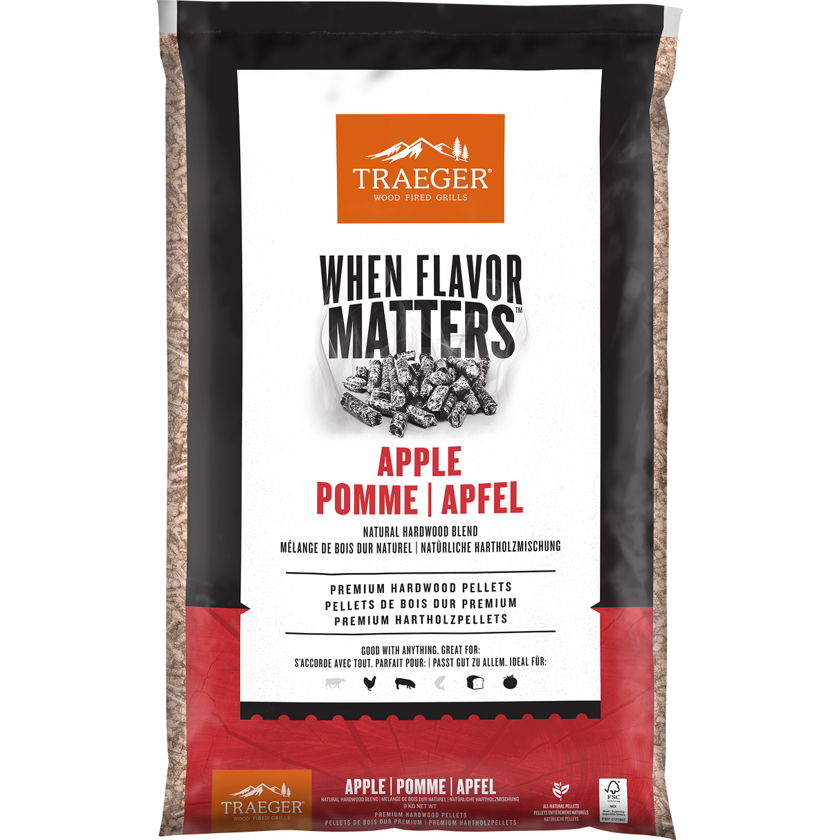 TRAEGER APPLE WOOD PELLETS