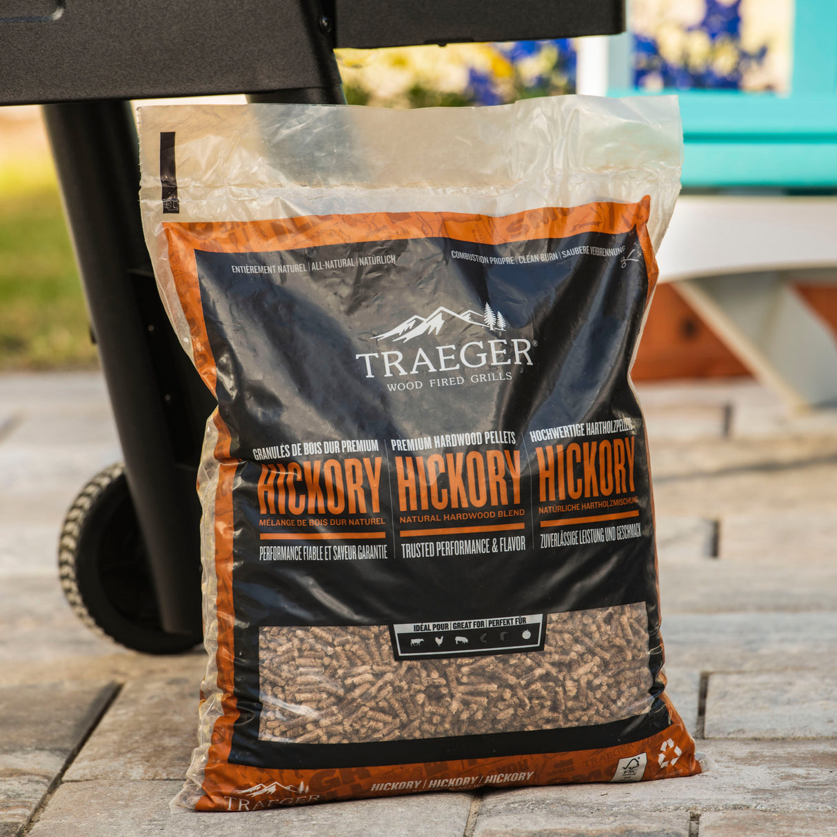 TRAEGER HICKORY FSC BBQ WOOD PELLETS
