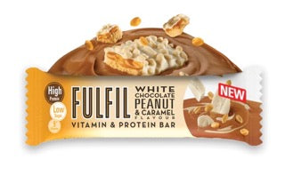Fulfil WHITE CHOCOLATE PEANUT & CARAMEL Bars