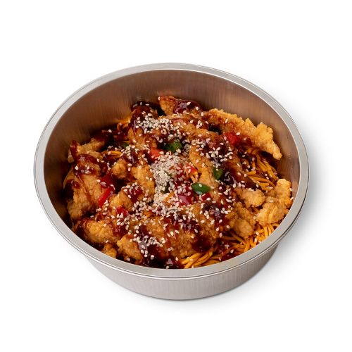 Kung Pao Style Chicken Noodles