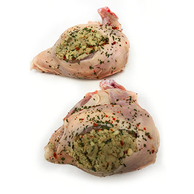 2 Chicken Breasts on the Bone with Homemade Stuffing