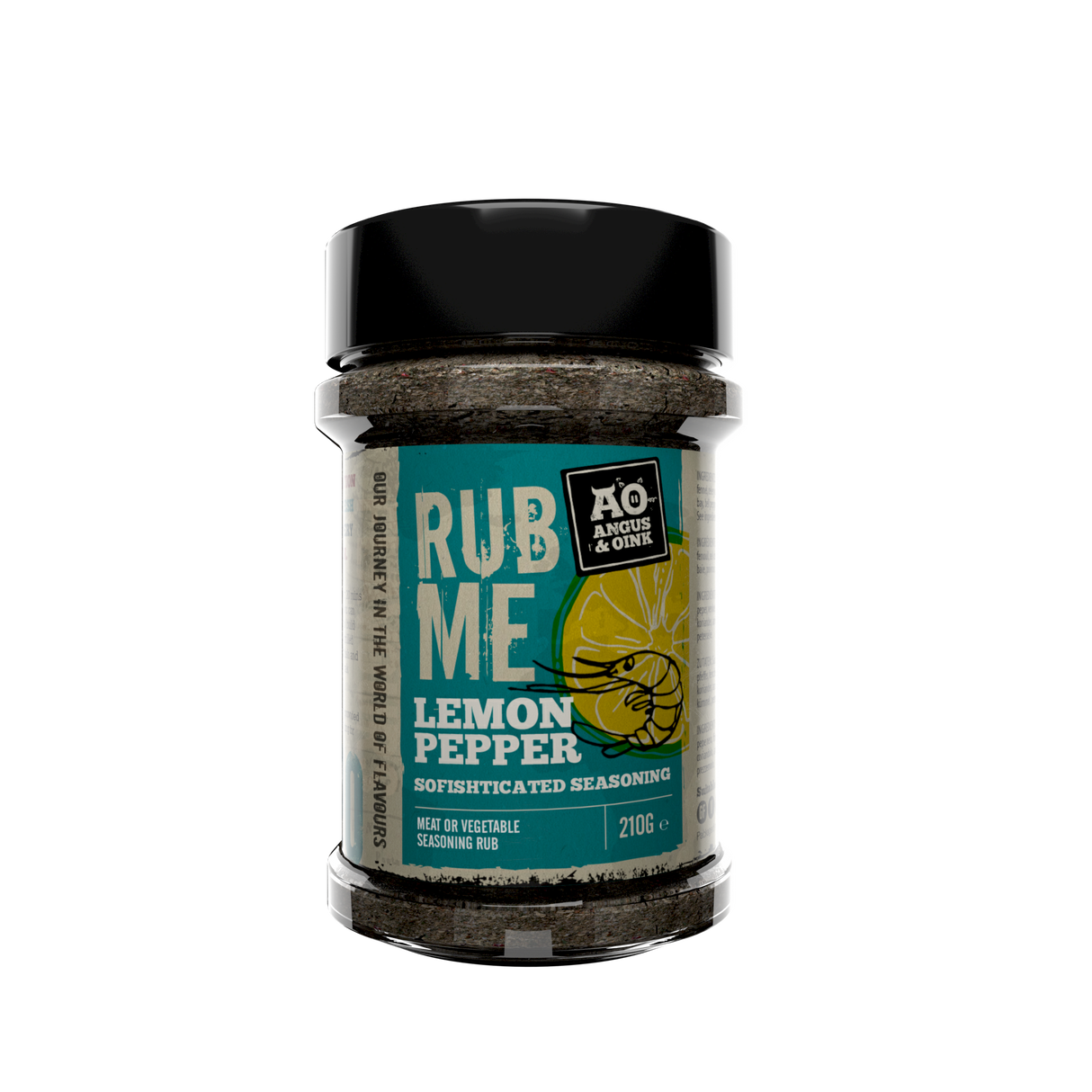 Lemon Pepper Rub By A&O (210g)