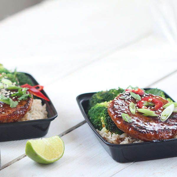 Soy Glazed Turkey Burger