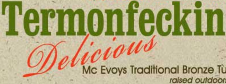 Termonfeckin Delicious Free Range Bronze Turkey - Medium Min weight 5.75kg ( Feeds 14 People )