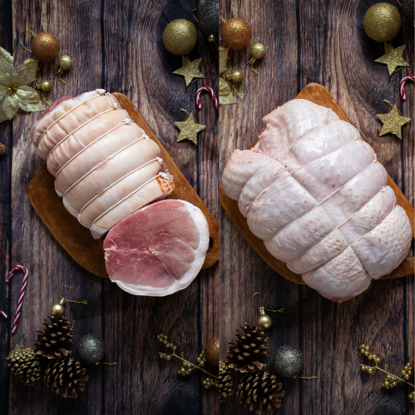 Simple Turkey & Ham Bundle For 16 Servings