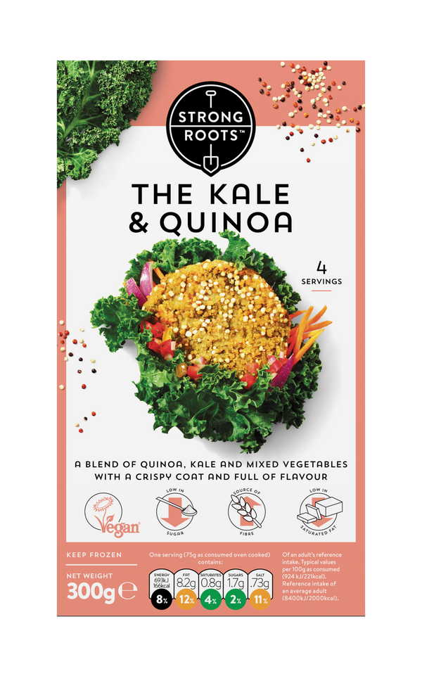 Kale & Quinoa Burgers By Strong Roots