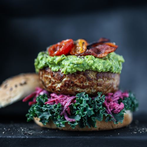 Bacon and Kale Turkey Burger (6 pack)