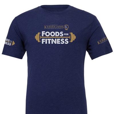 Foods For Fitness T-shirt Navy