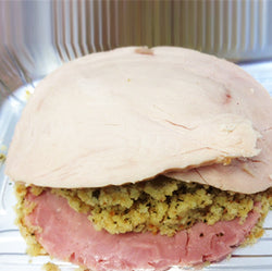 Cooked Turkey & Ham Portion with stuffing ( 3 Pack Sizes )